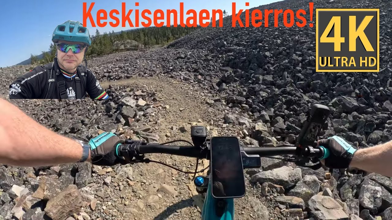 Ylläs | Keskisenlaen kierros eMTB pyörällä, koko lenkki 7.8.2024