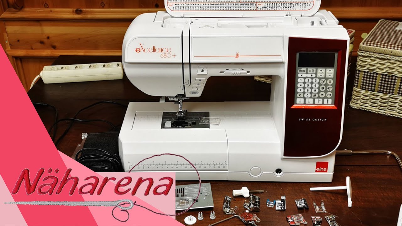 Vorstellung der elna Nähmaschine 680 plus  | Turorial