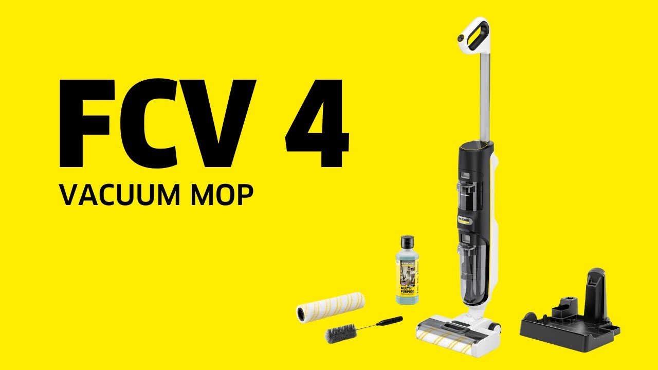 How does the FCV 4 Vacuum Mop work?