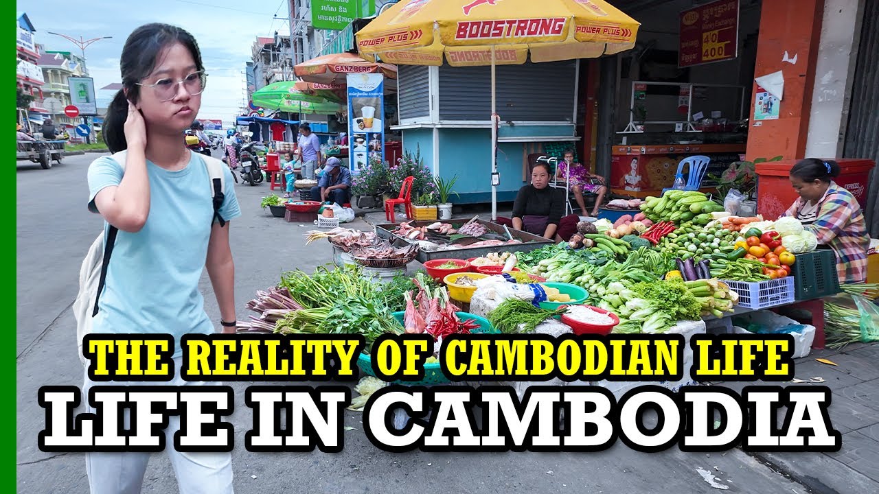 Walking Through Phnom Penh 🇰🇭 | True Cambodian Life in the City [2K] Walking tour