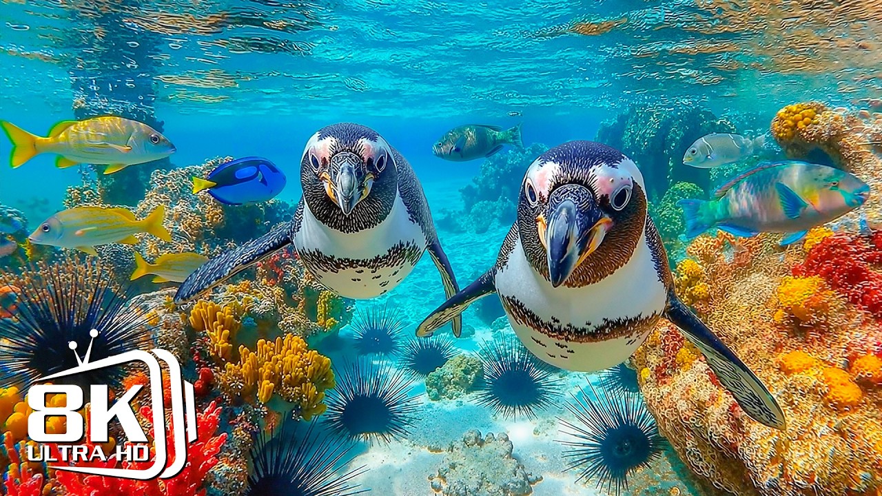 Underwater Wonders 8K ULTRA HD - Amazing Reef Fish & Calm Ocean Ambience