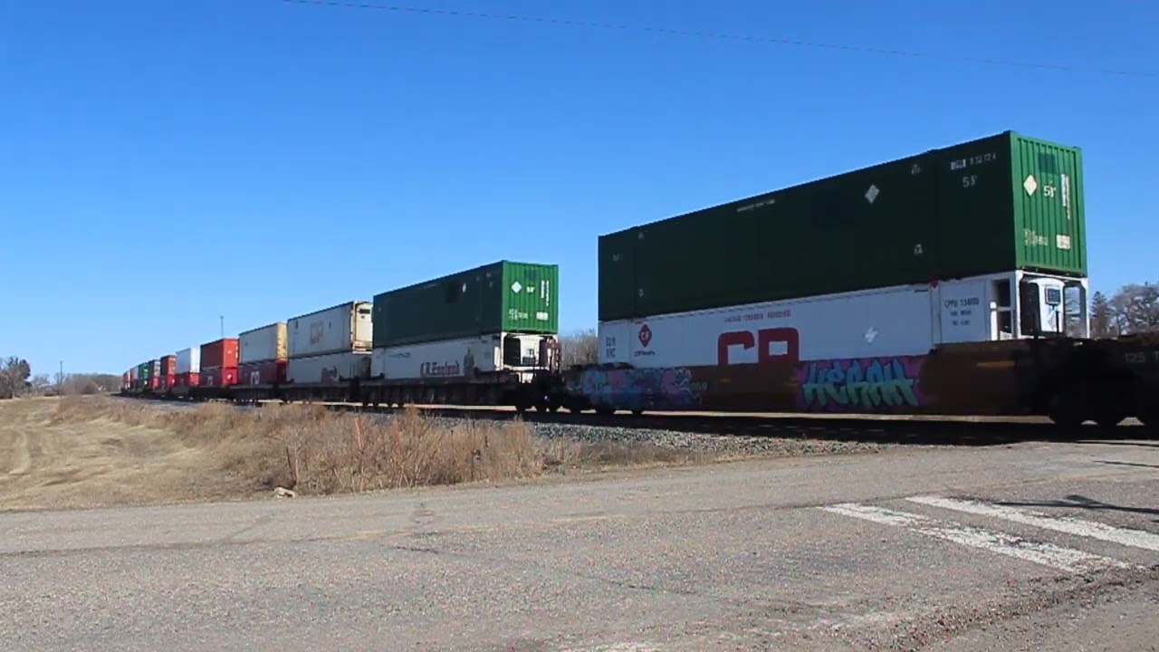 Westbound CP Train (Mostly Intermodal) (Monday April 17 2023)