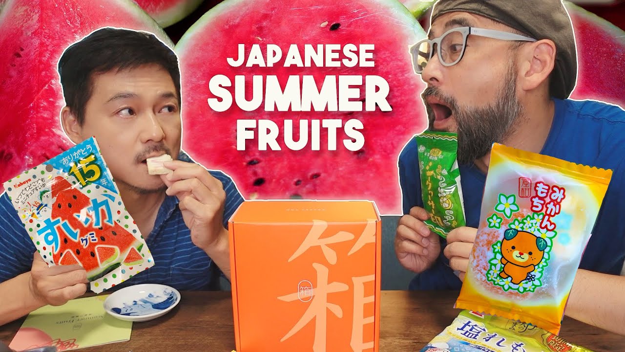 Trying Summer SNACKS of JAPAN