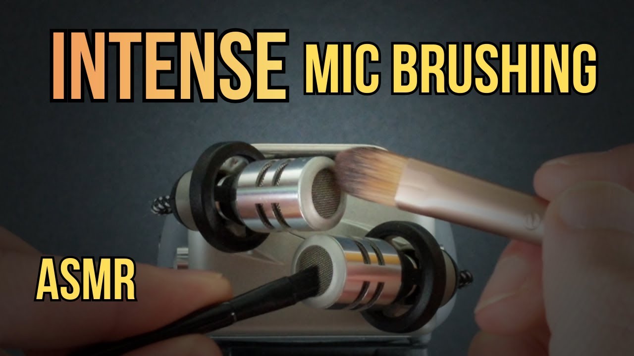 ASMR Intense Mic Brushing & Ear Scratching (No Talking)