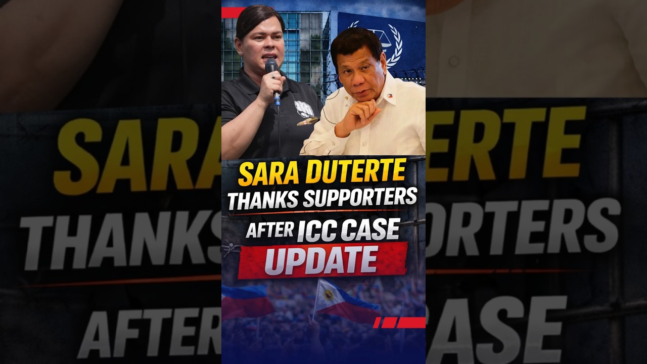 Sara Duterte Thanks Supporters After ICC Case Update 