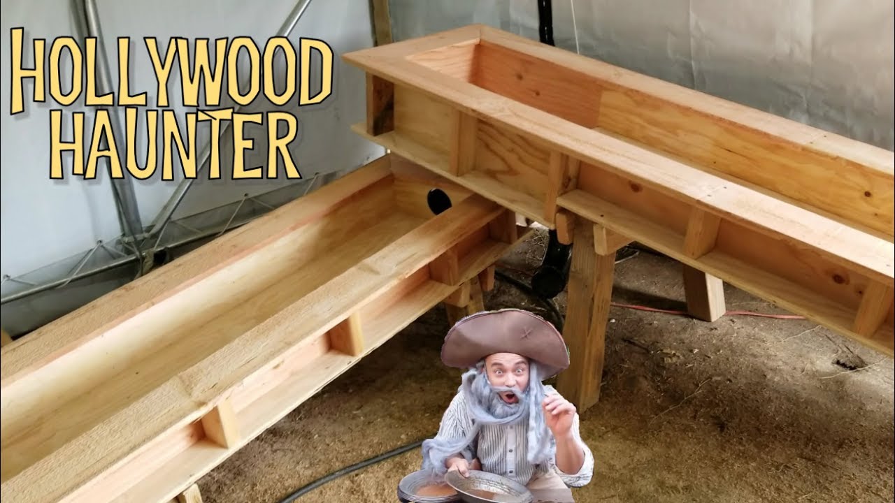 Making A Mini Golf Course | Old West Themed Gold Panning Sluice Box Ball Obstacle | Sac Mini Golf