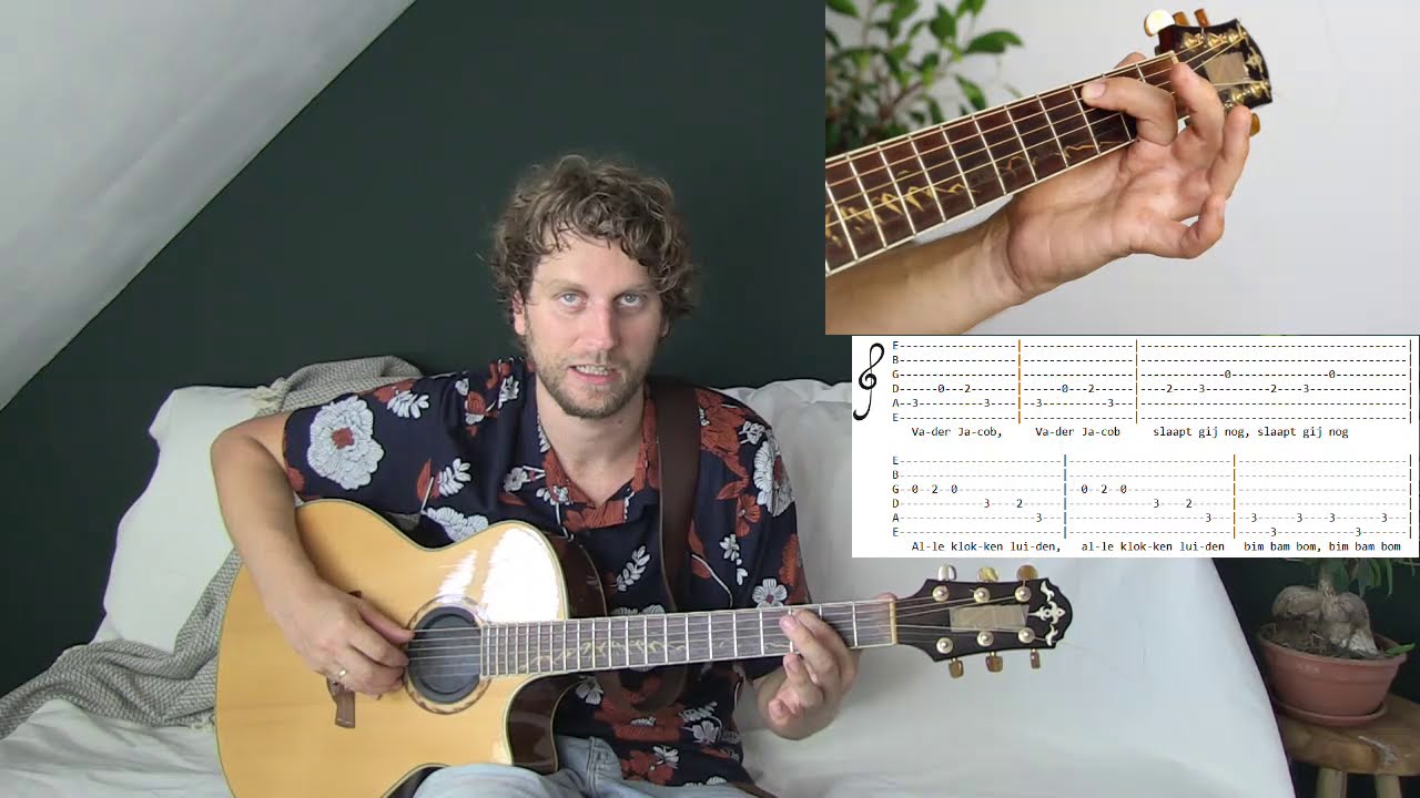 Leer Vader Jacob op gitaar