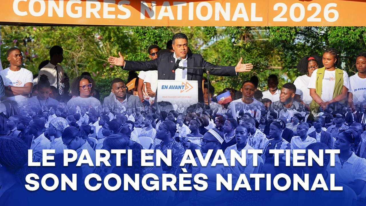 Discours de Jerry Tardieu à l'occasion du premier congrès national du parti En Avant