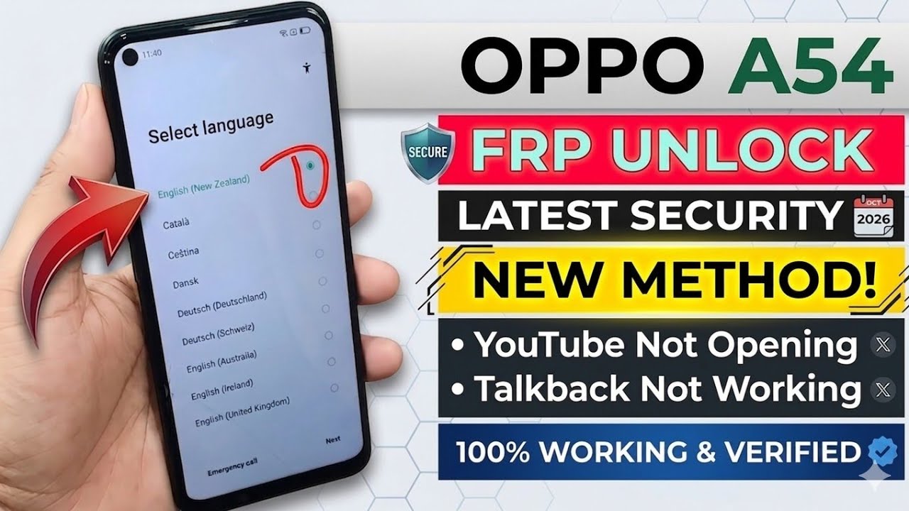 Oppo A54 FRP Bypass | New Trick | Oppo (CPH2239) Google Account Bypass Without Pc | Android 11/12