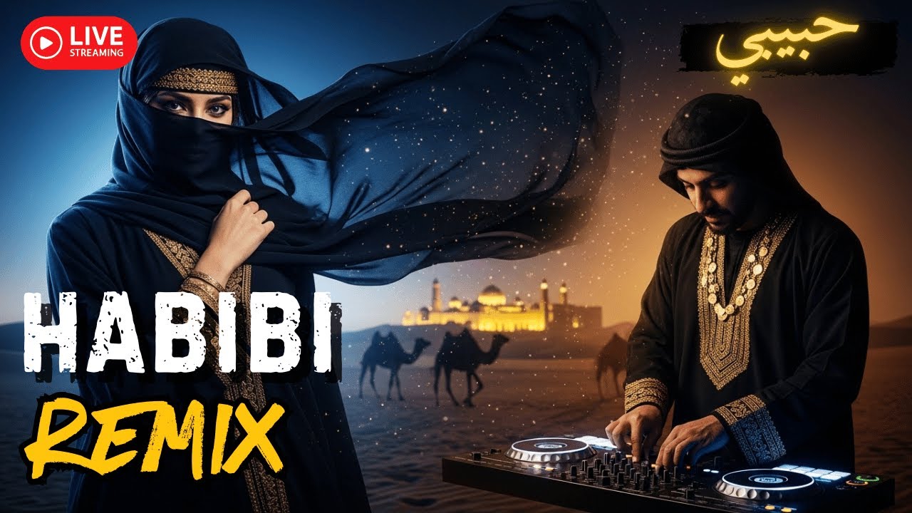 Habibi Remix Desert Rave 🏜️ | Arabic EDM & Techno Journey