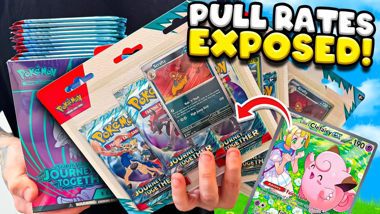 Best Pull Rates in Journey Together? Opening 3 Different Pokemon Products!