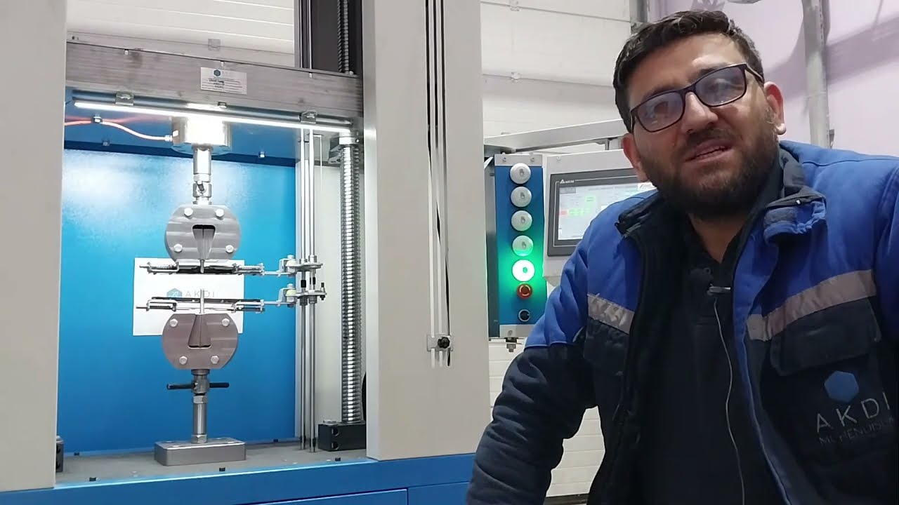 ÇEKME BASMA TEST CİHAZI  TENSILE -COMPRESSION TESTING MACHINE