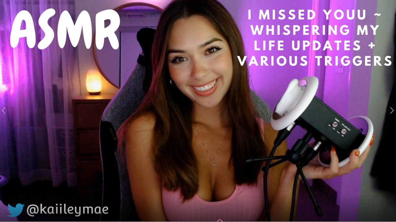 ASMR Personal Attention ~ I Missed Youu (Whispering + Various Triggers)