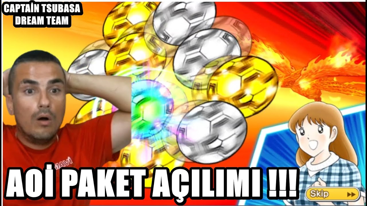 MUHTEŞEM AOİ PAKET AÇILIMI | CAPTAİN TSUBASA DREAM TEAM