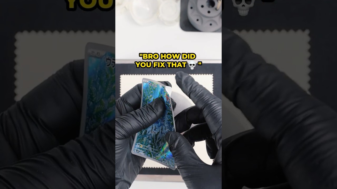 BRO, HOW did you restore that?😱😱#pokemontcg #pokemoncards