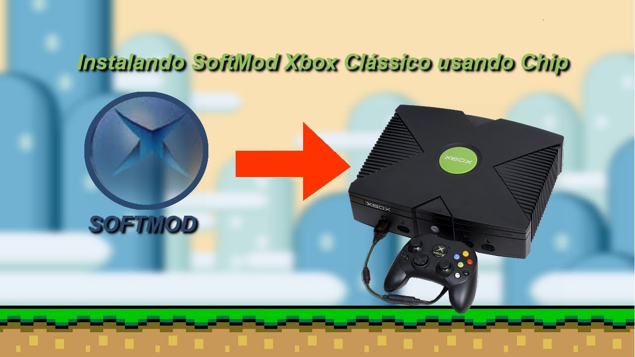 Tutorial desbloqueio Softmod Xbox clássico usando chip