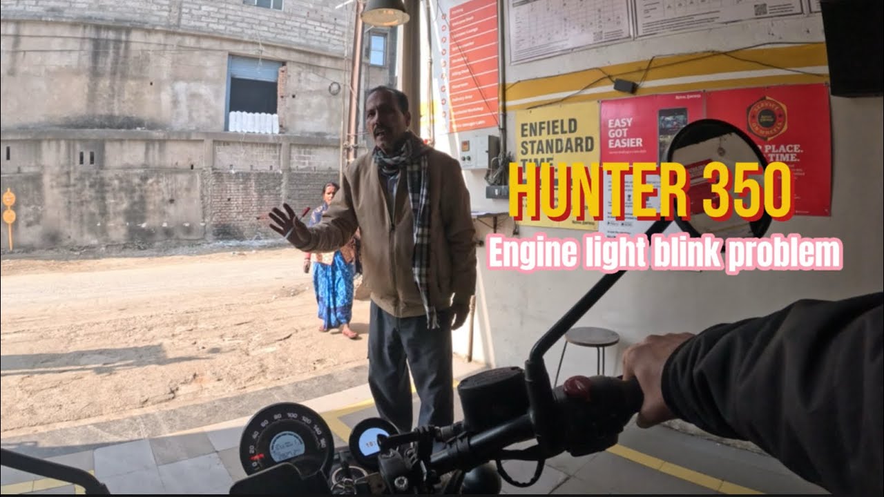 Motovlog in Patna | Hunter350 engine light issue| 
