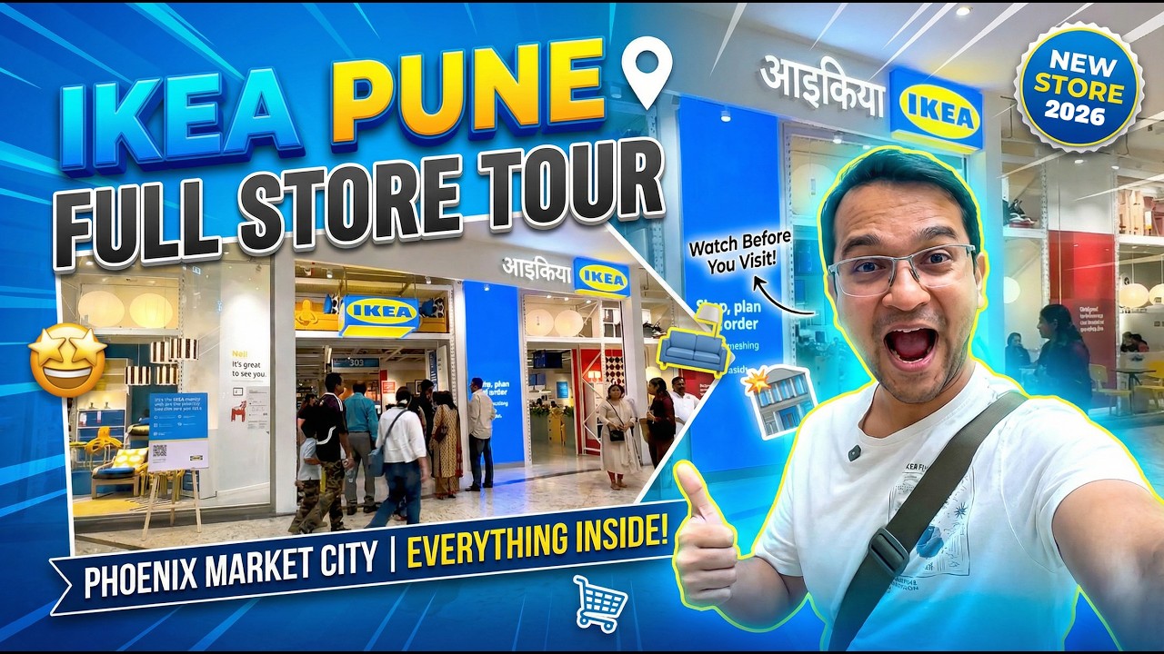 The Ultimate IKEA Virtual Tour: Exploring the Massive Pune Phoenix market city store!