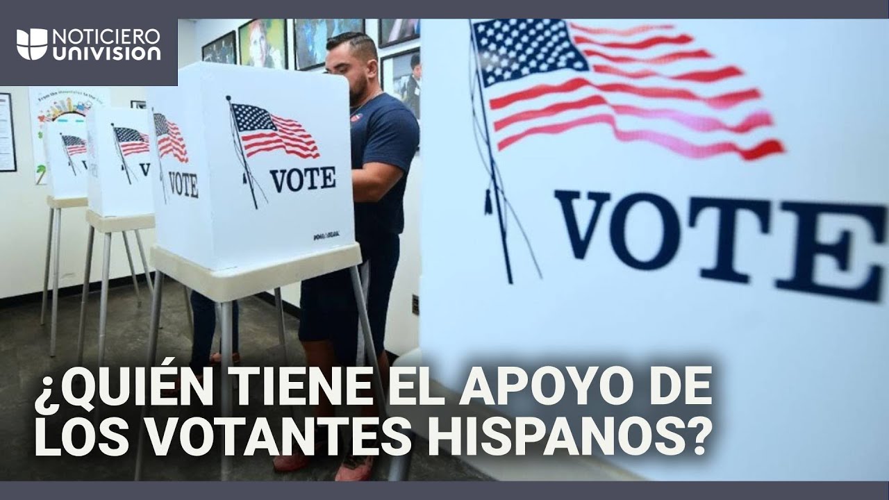 Disminuye apoyo de votantes hispanos a Trump y a los republicanos, según nueva encuesta de Univision