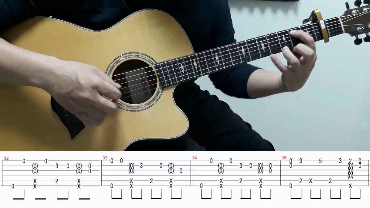 Michael Jackson - Billie Jean (Fingerstyle Cover) + TAB Tutorial (Lesson) 參考 Sungha Jung 彈奏版本
