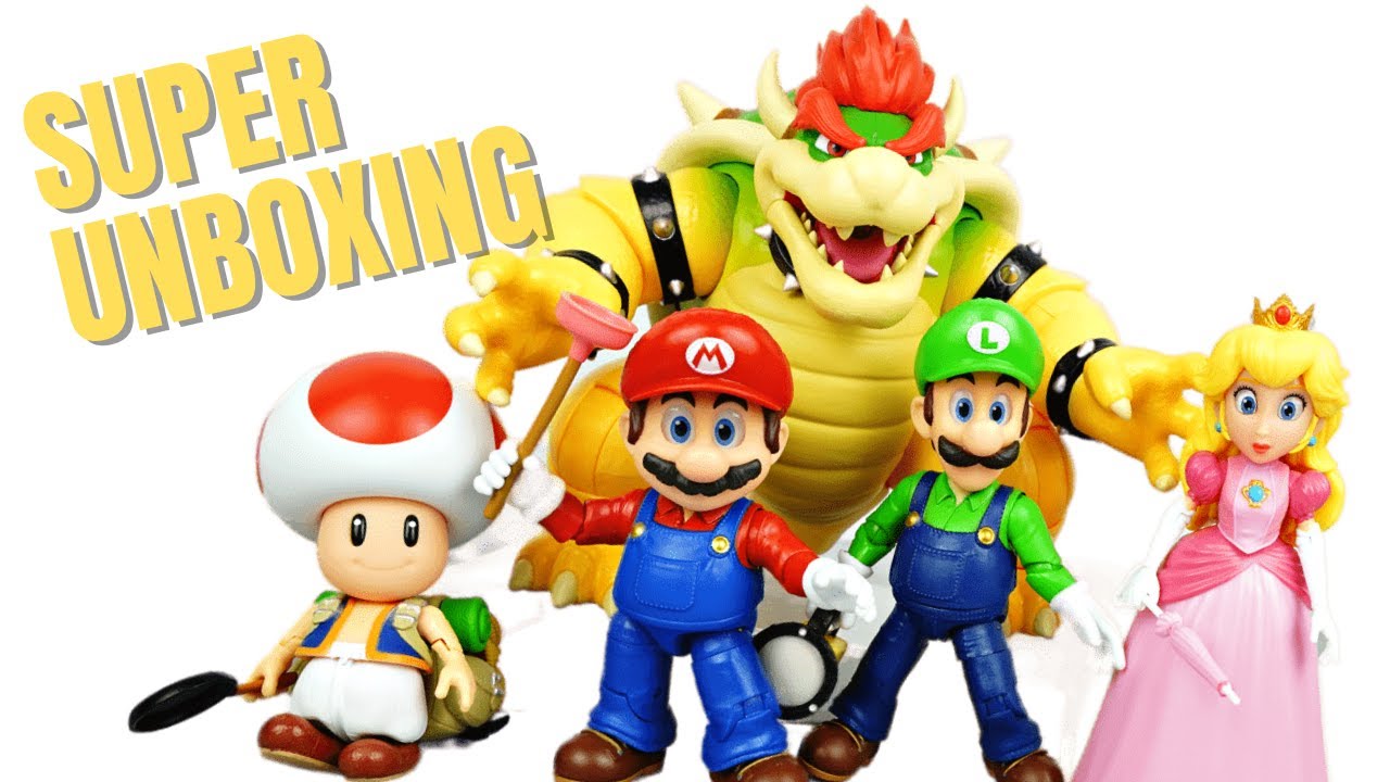 FIGURAS DE LA NUEVA PELICULA DE SUPER MARIO BROS 2023 WAVE COMPLETA JAKKS PACIFIC