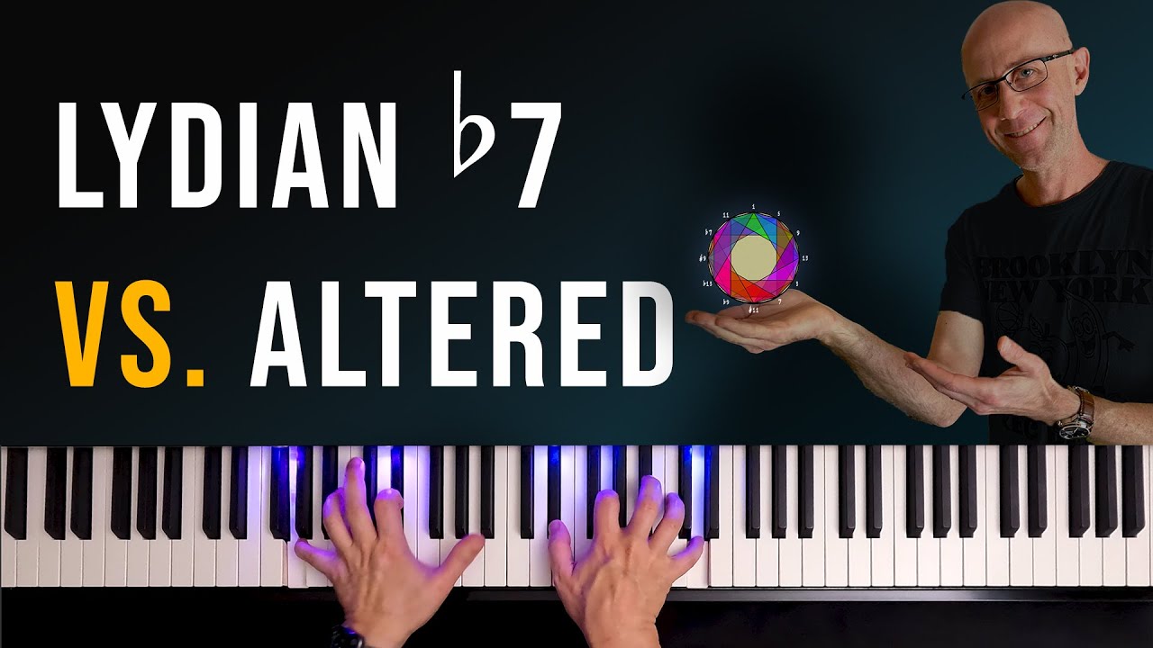 🎹 Тренировка Lydian b7 против Изменённой гаммы для джазового фортепиано с использованием гамм Tes...