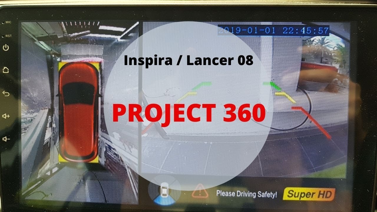 Proton Inspira/Lancer 08 - Установка камеры 360/птичьего обзора