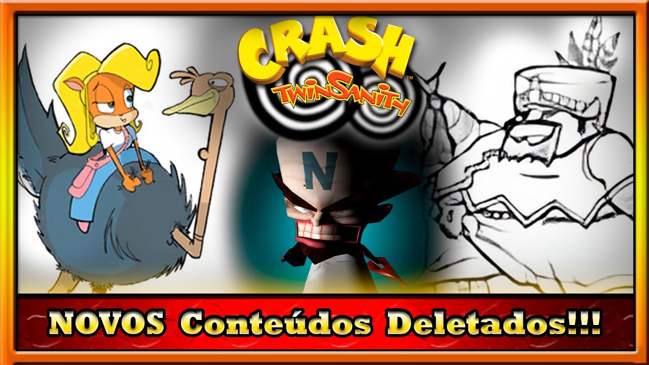 NOVOS CONTEÚDOS DELETADOS de Crash Twinsanity!!!