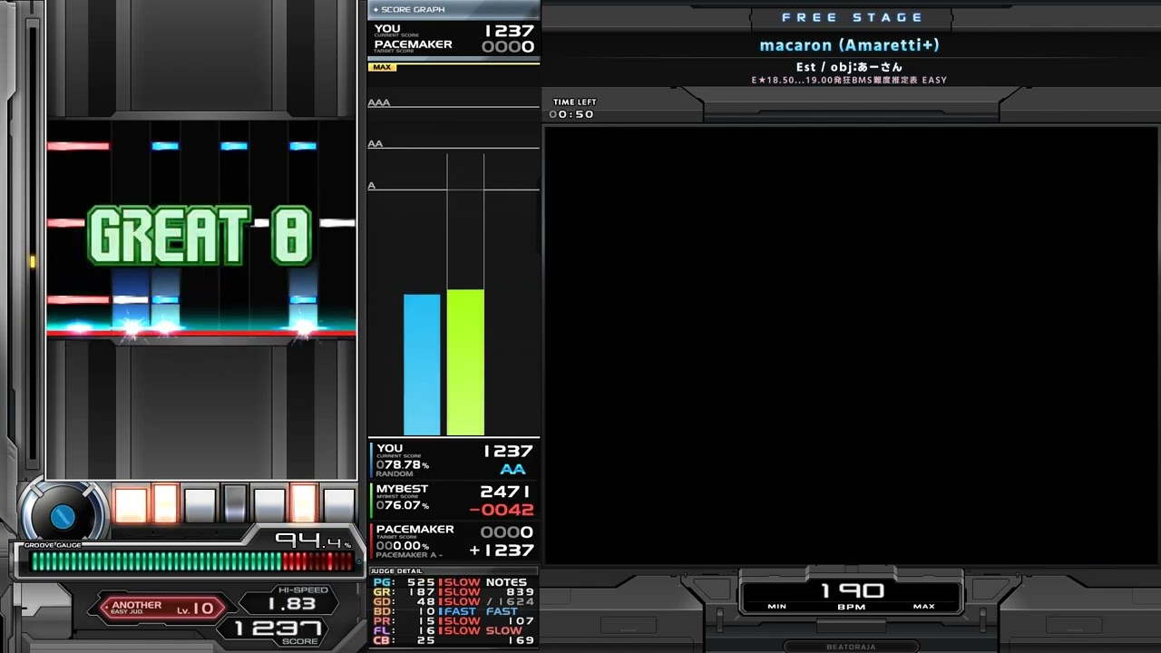 【発狂BMS】★18 macaron EC
