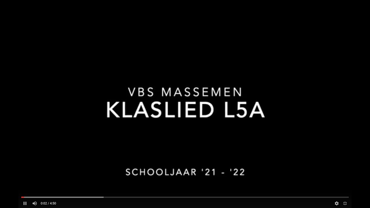 VBS Massemen - L5A - klaslied '21-'22