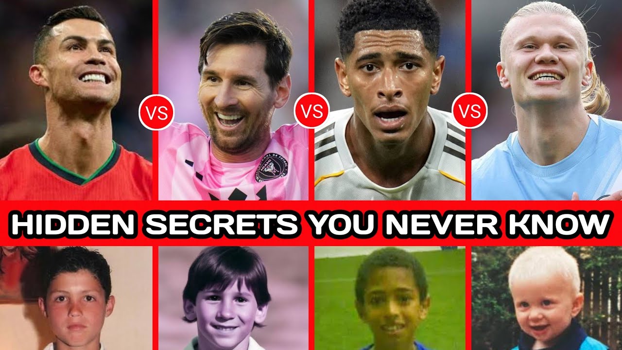 Christiano Ronaldo vs Lionel Messi vs Jude Bellingham vs Erling Haaland