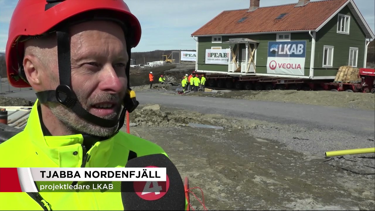 Flytten av Kiruna har inletts - Nyheterna (TV4)