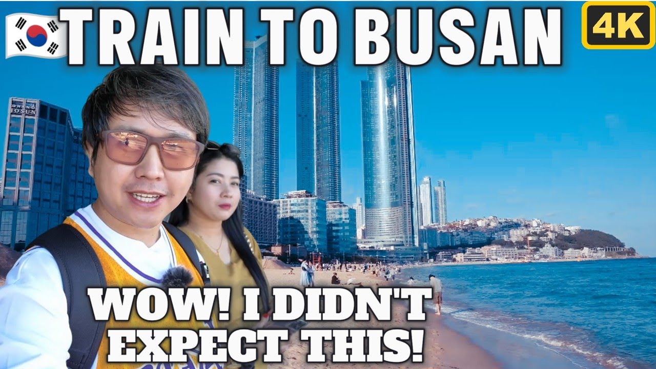 Train to Busan | Haeundae Beach, & Busan The Sky! | South Korea Adventure!