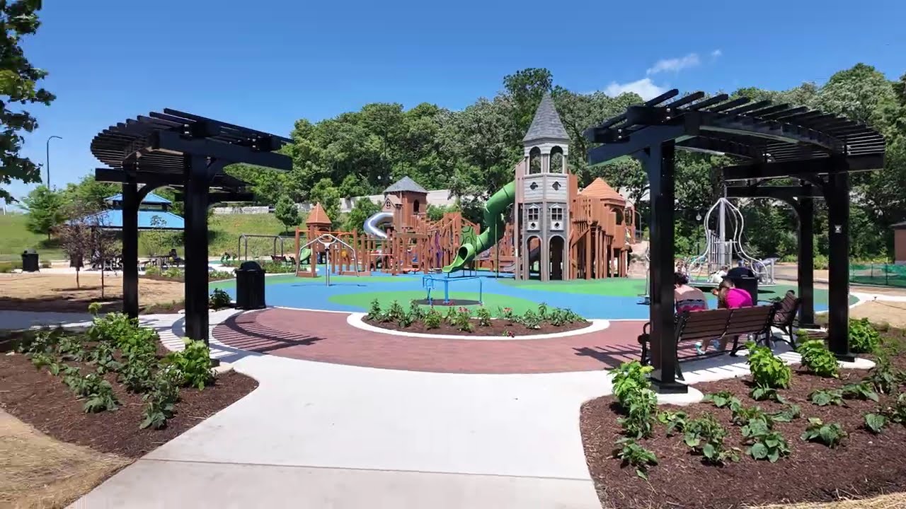 4K Walking Tour of Towne Park – NEW Algonquin Illinois Park Under Construction (DJI Osmo Pocket 3)