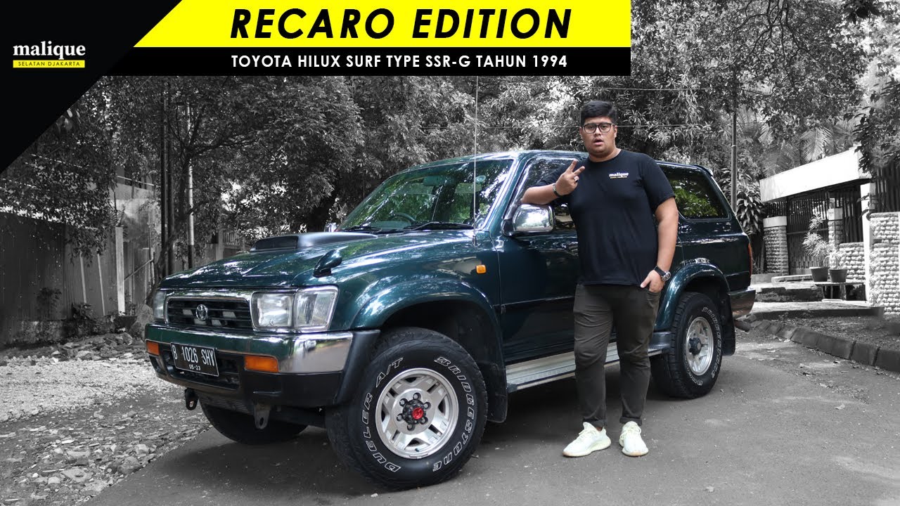 TOYOTA HILUX SURF RECARO EDITION ORIGINAL TYPE SSR-G TAHUN 1994  | REVIEW INDONESIA