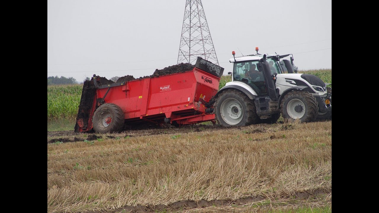 Extremalne rozrzucanie obornika 2017 /valtra/jcb/deutz fahr/