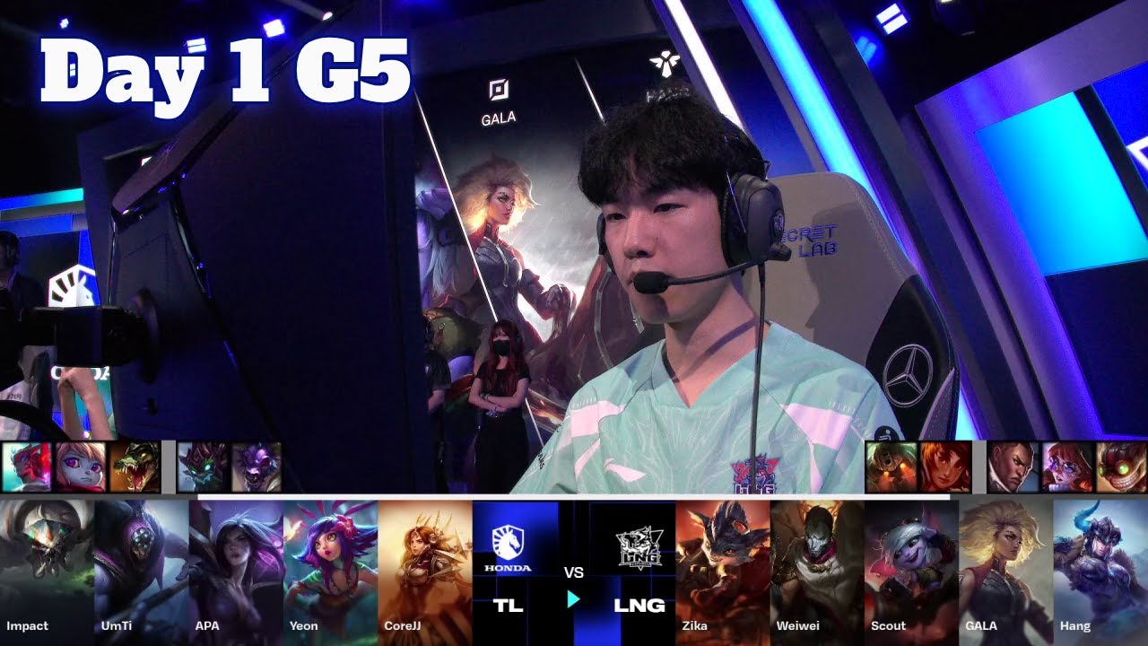 TL vs LNG | Day 1 LoL Worlds 2024 Swiss Stage | Team Liquid vs LNG Gaming full