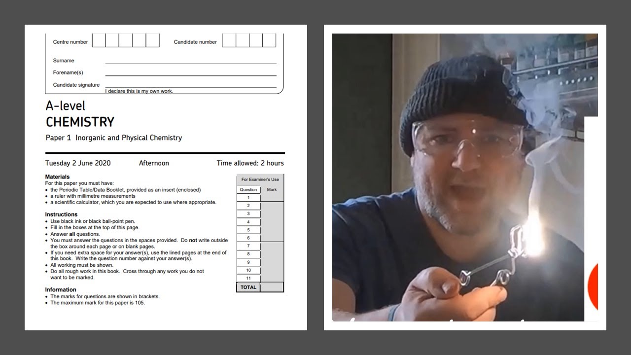 AQA AS Chemistry paper 1 Inorganic and Physical 2020 walkthrough