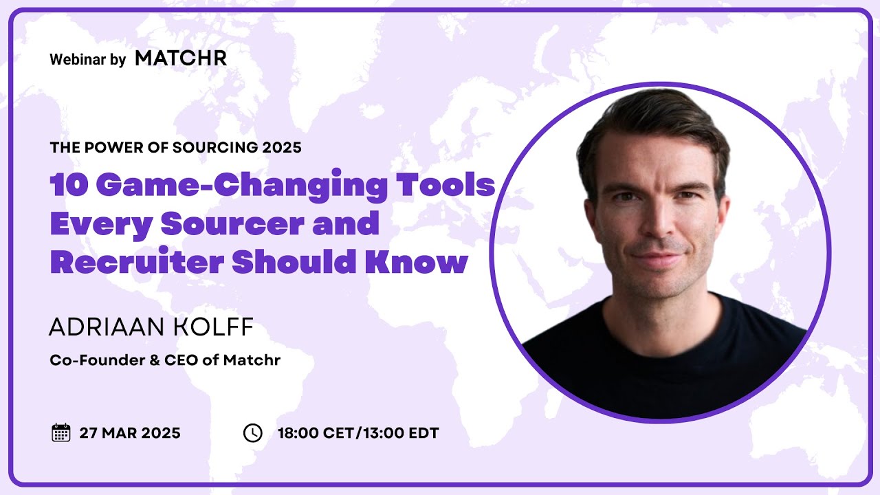 10 Game-Changing Tools Every Sourcer and Recruiter Should Know | Adriaan Kolff
