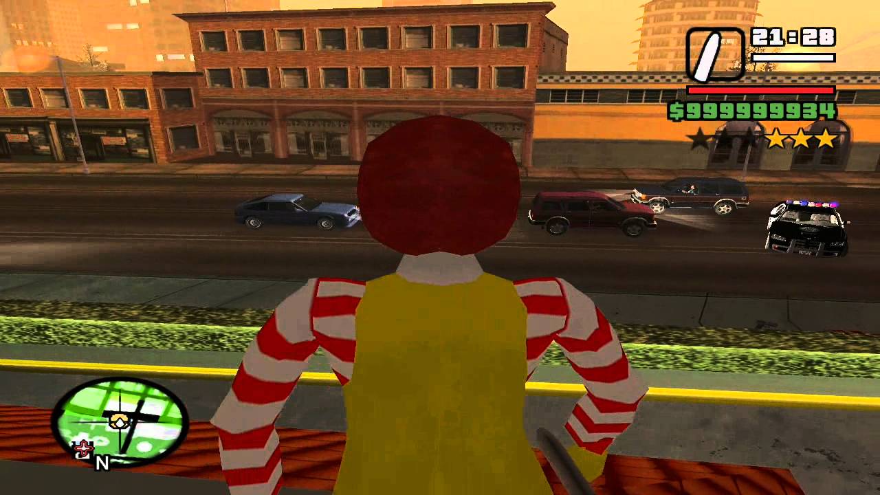 Ronald McDonald in San Andreas
