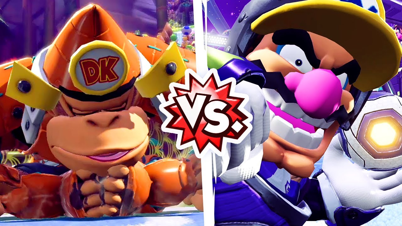 Mario Strikers Battle League - Bushido Donkey Kong Vs. Barrel Wario
