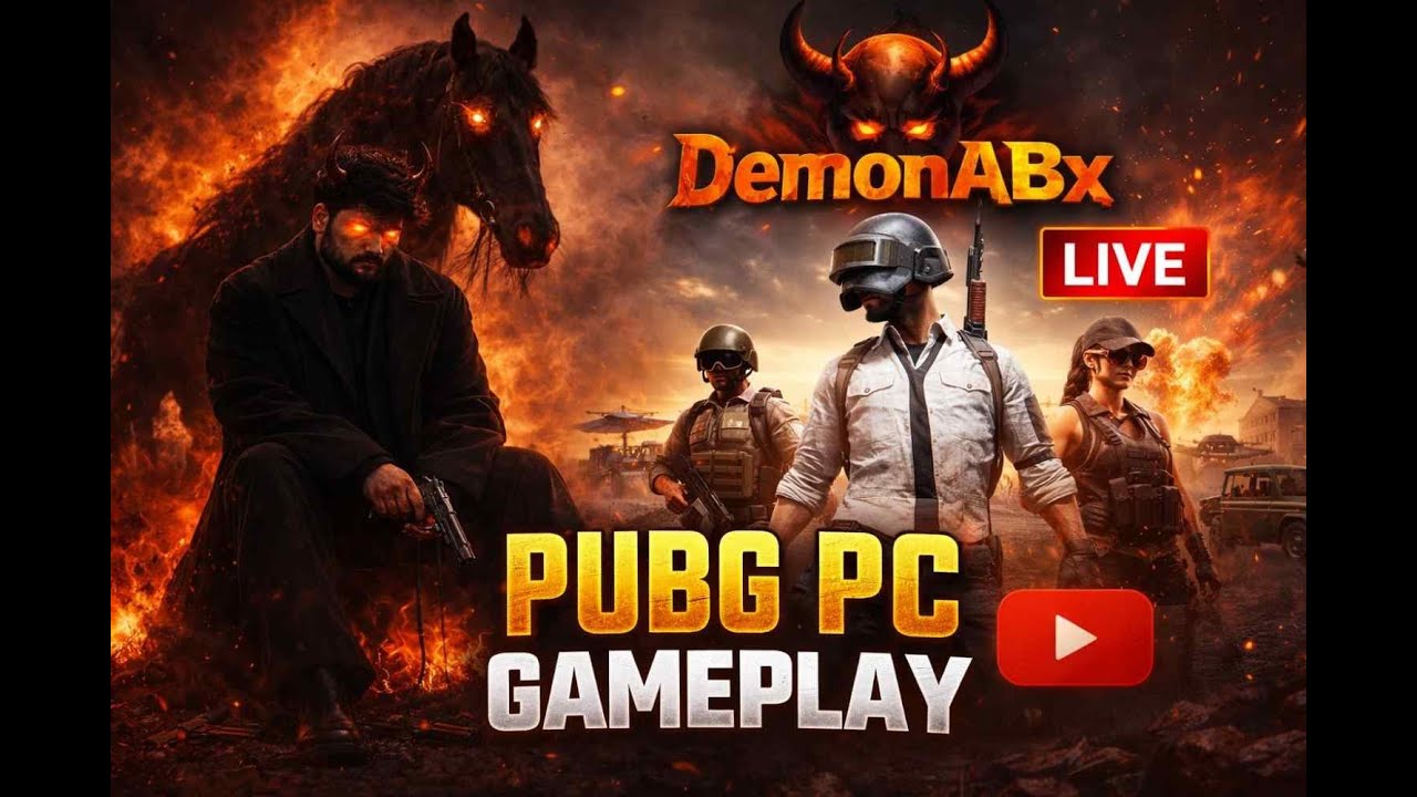 🔴DEMON UNLEASHED | PUBG PC LIVE