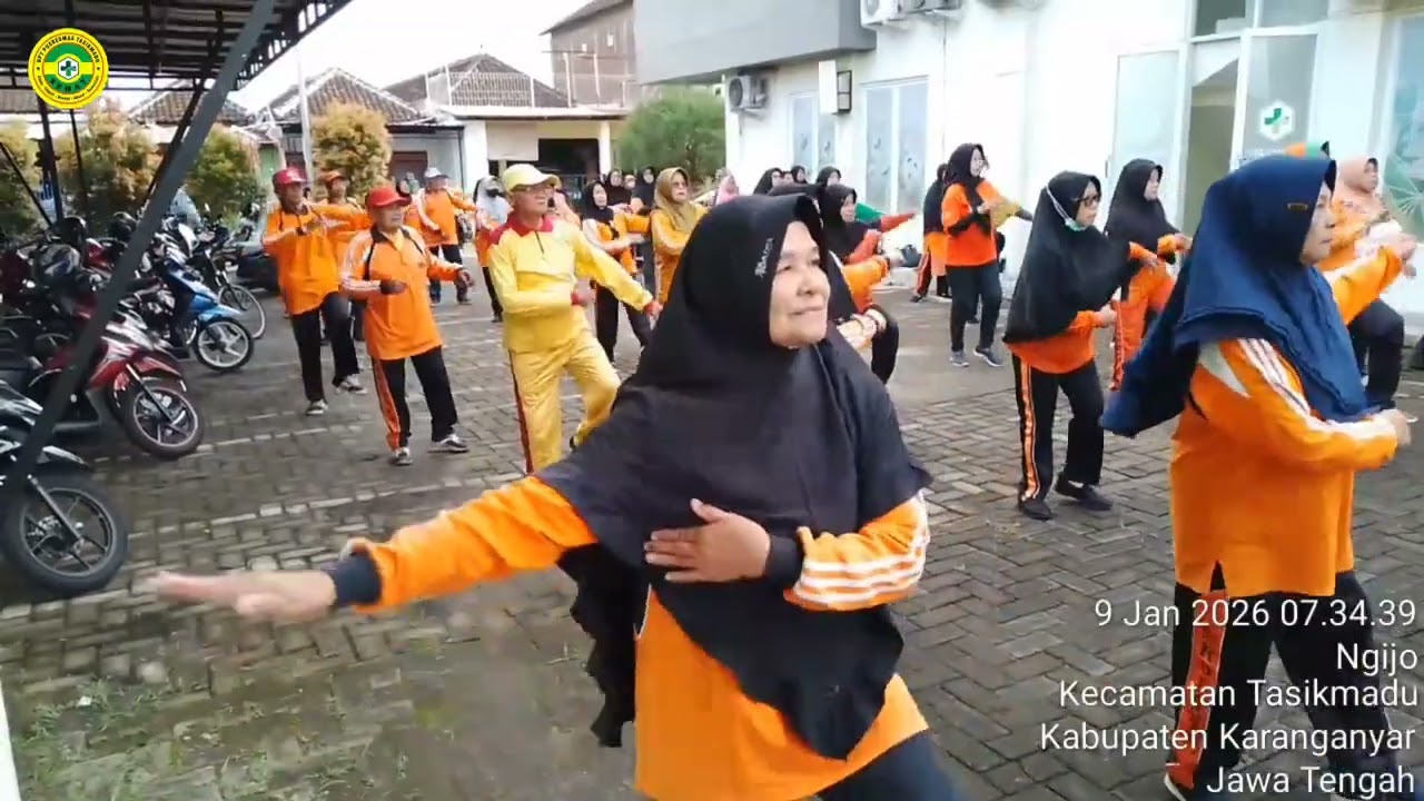 Senam Prolanis Puskesmas Tasikmadu Pada Tanggal 09 Januari 2026