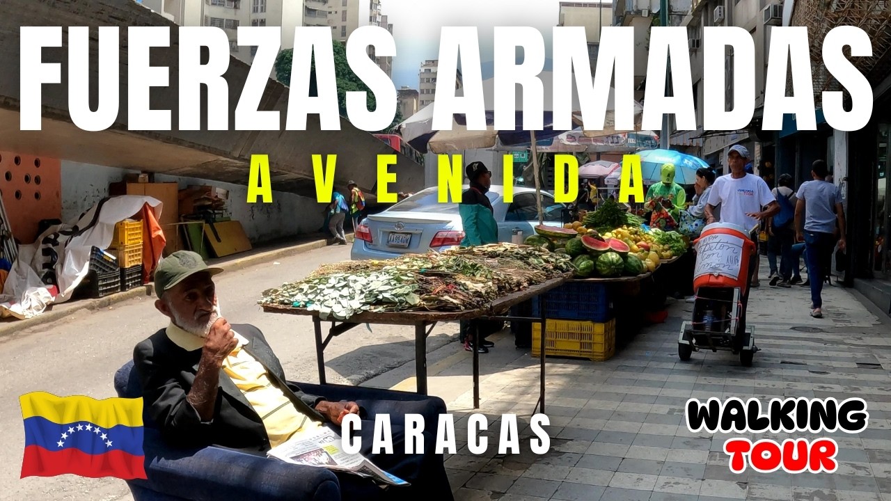 🇻🇪 AVENIDA FUERZAS ARMADAS ¡ASÍ esta HOY!  😱 | Walking Tour | Caracas, Venezuela.