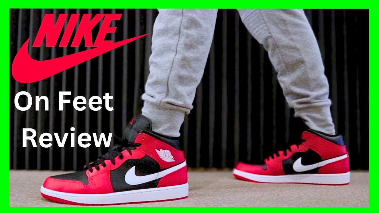 Air Jordan 1 Mid Men's Shoes **ON FEET SNEAKER REVIEW**