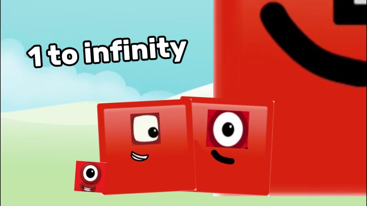 1 to absolute infinity ♾️ numberblocks