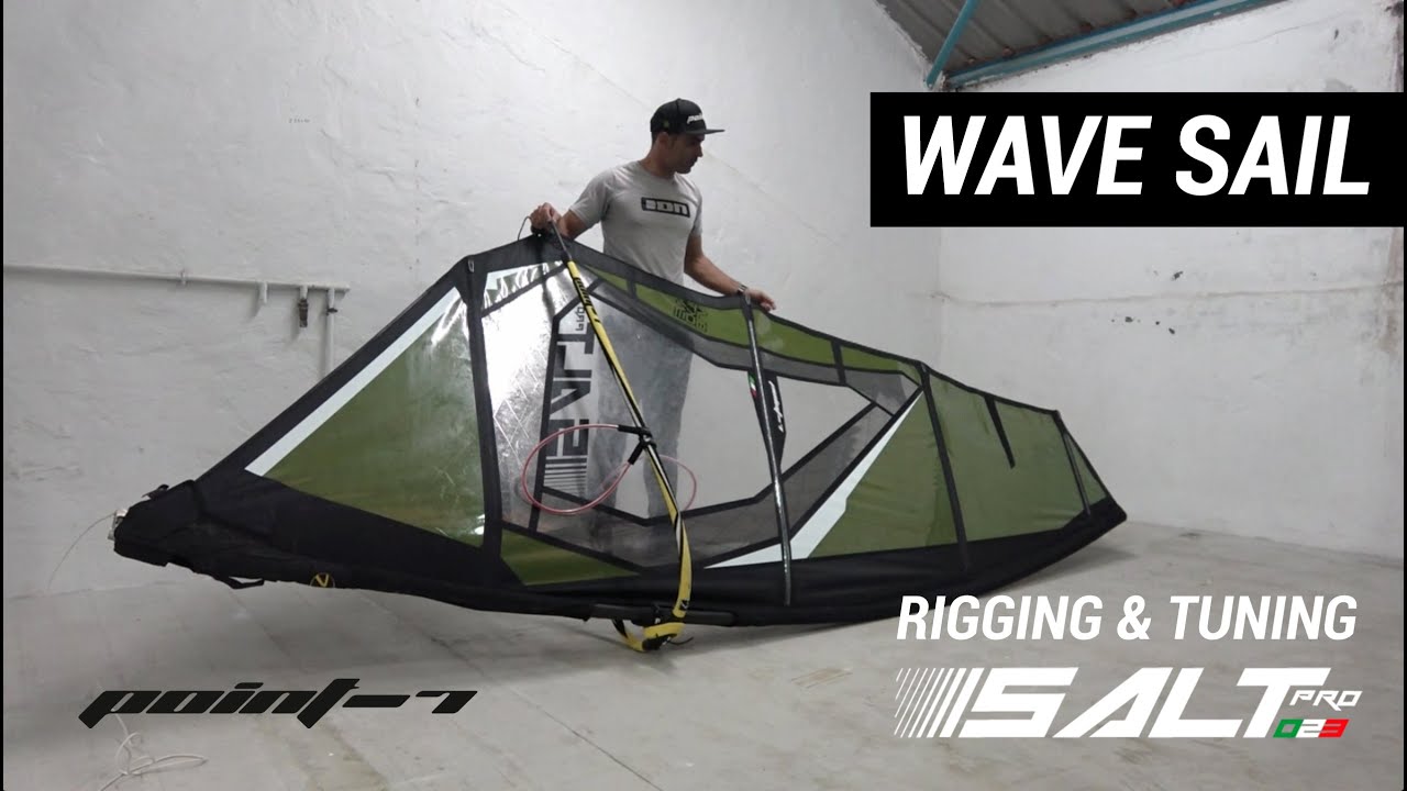 Wave sail rigging and tuning. Salt Pro 023
