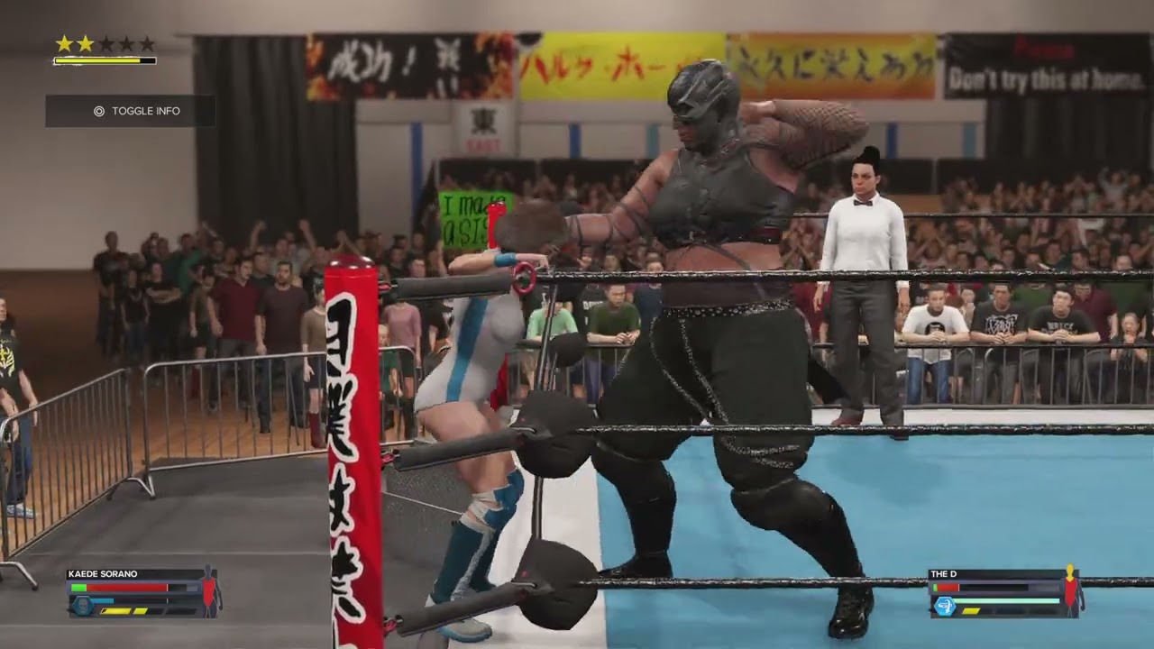 WWE 2K24　体格差リョナ