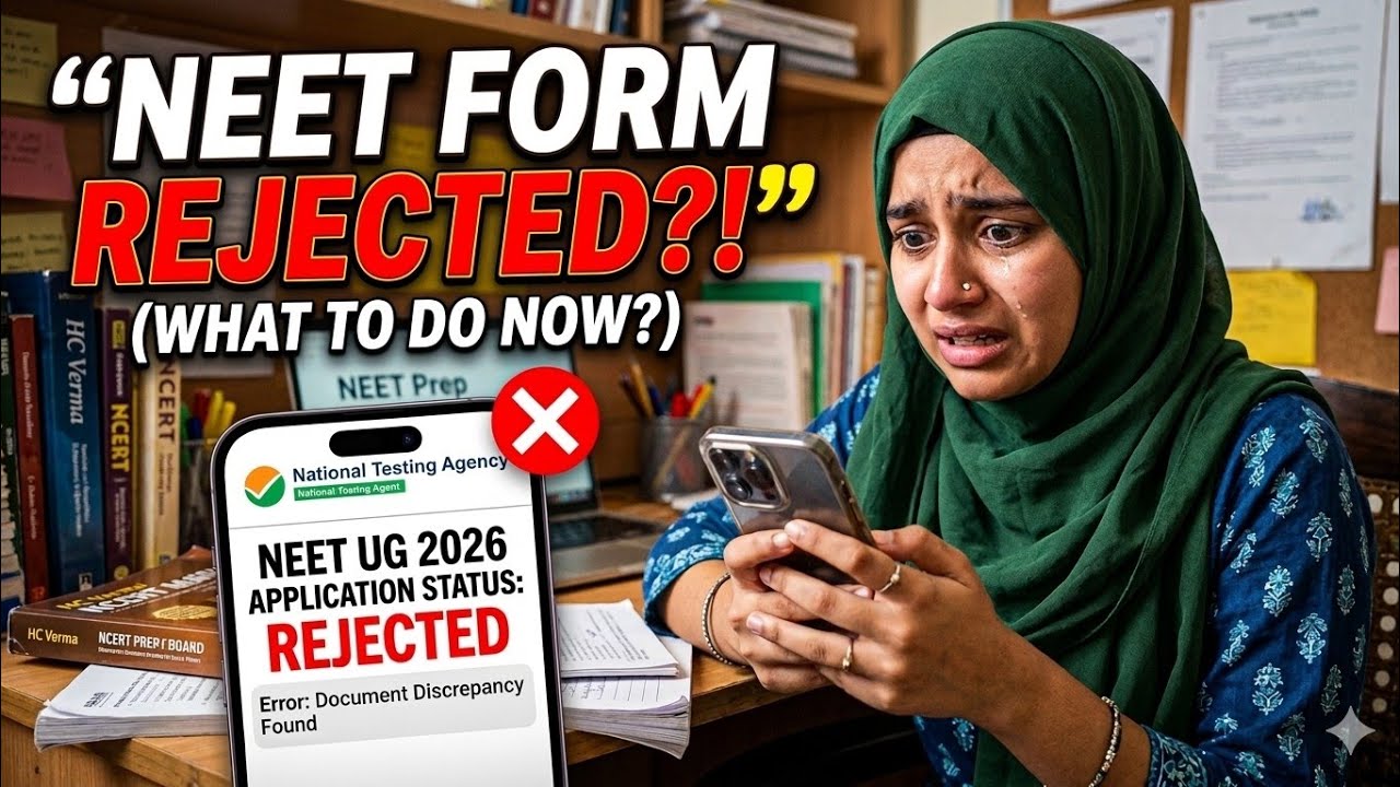 NEET 2026 FORM rejected? How to fix it - Problems in Counseling #neet2026  #neet