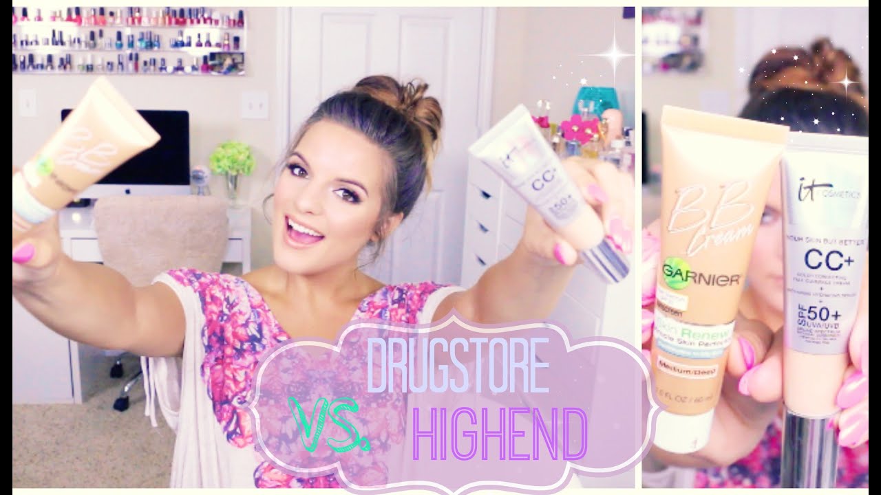 Drugstore VS. High End | Garnier BB Cream & It Cosmetics CC Cream